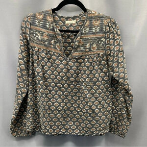 Block Print Peasent Blouse